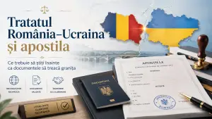 Apostila nu e necesară pe documentele din Ucraina